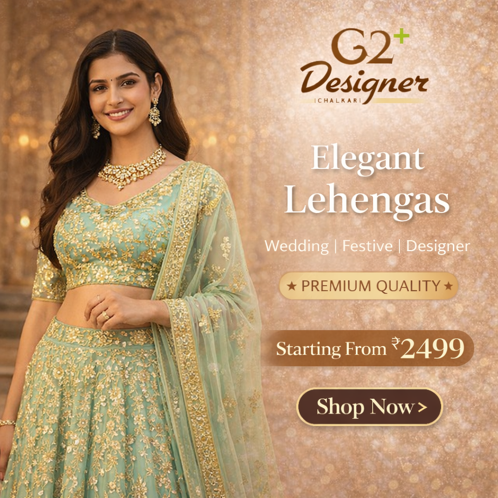Elegant mint green lehenga showcase