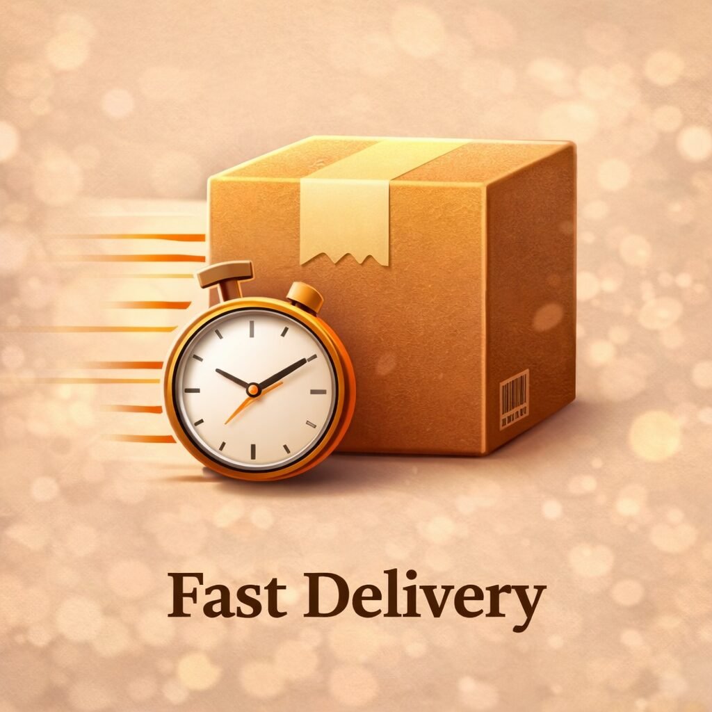 Fast delivery concept illustration