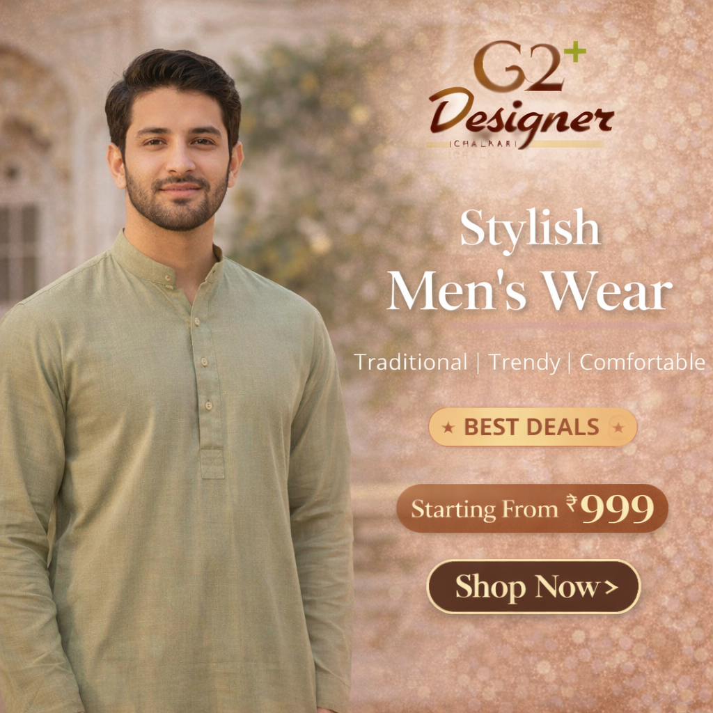 Stylish men’s wear at G2+