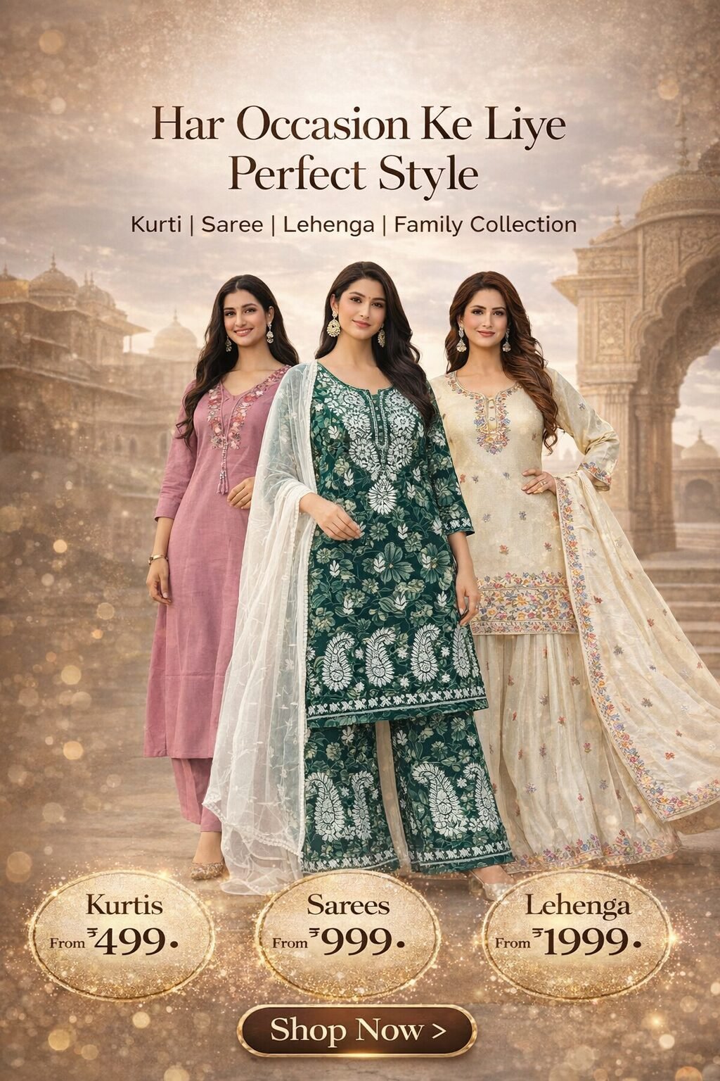 Traditional Indian fashion for every occasion