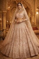 Royal Bridal Embroidered Lehenga Choli Set with Dupatta