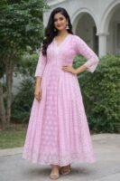 Elegant Designer Ethnic Gown with Dupatta